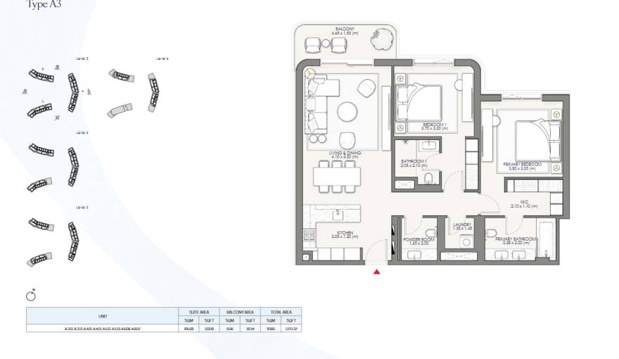 Plans Palm Central Private Residences