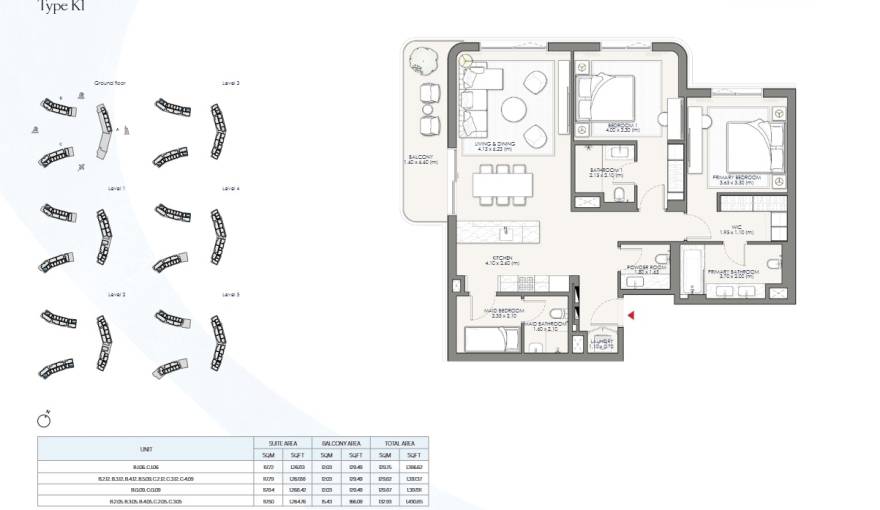 Plans Palm Central Private Residences