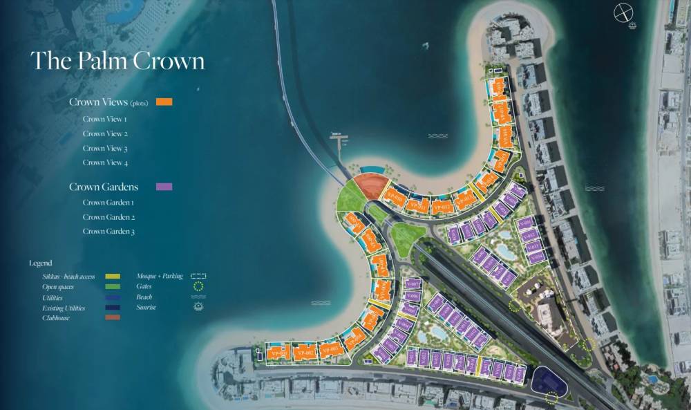General plan – The Palm Crown#1