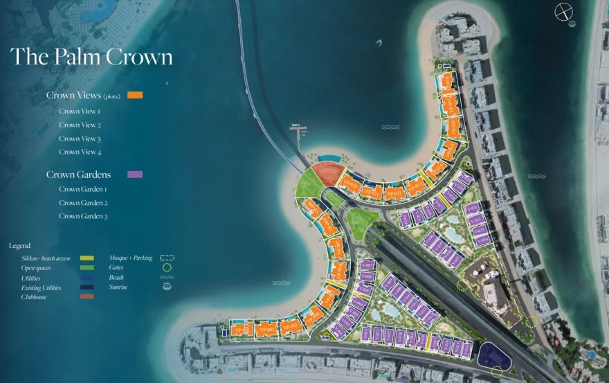 Site plan – The Palm Crown