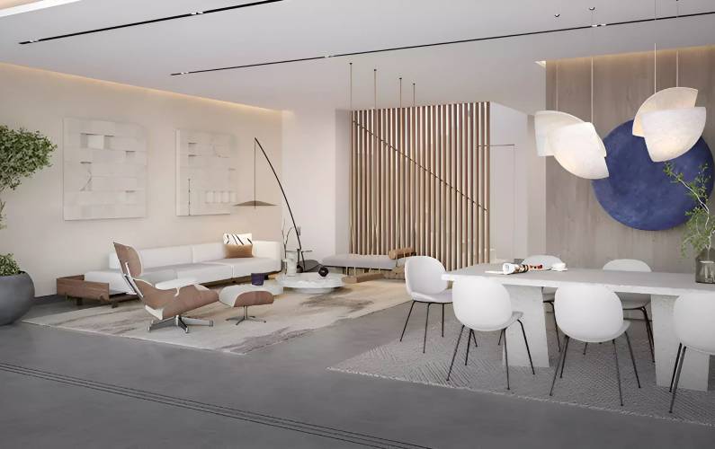 Interior design – Villa Cyan Sky