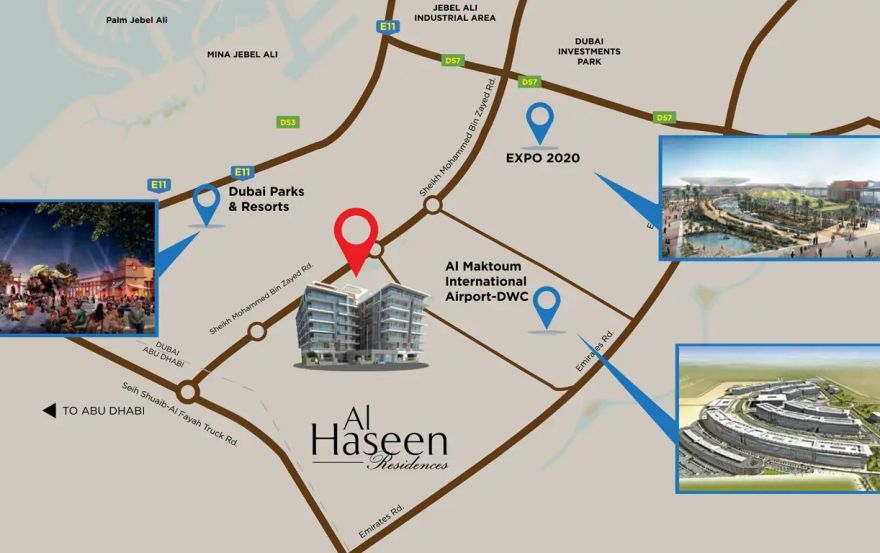 Site plan – Al Haseen Residence