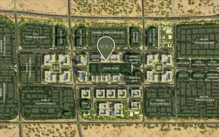 Site plan – Ayala