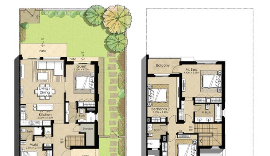 Plans Naseem Townhouses