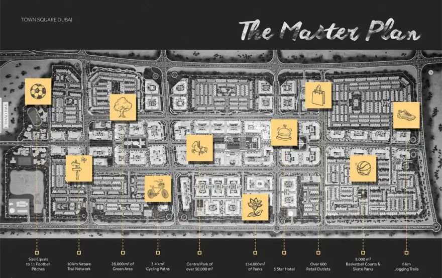 Site plan – Noor Townhouses