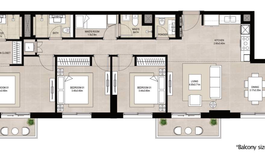 Plans Olbia