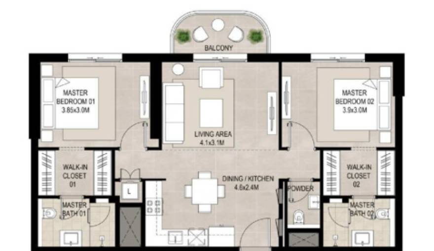 Plans Rawda II Apartments