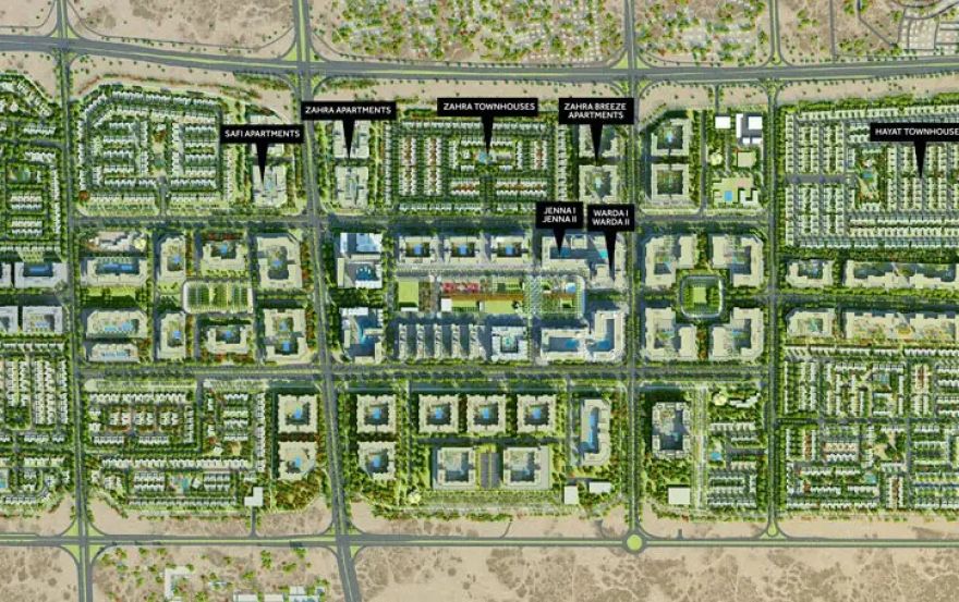 Site plan – Sama Townhouses