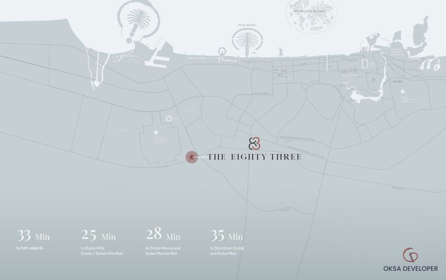 Site plan – The Eighty Three