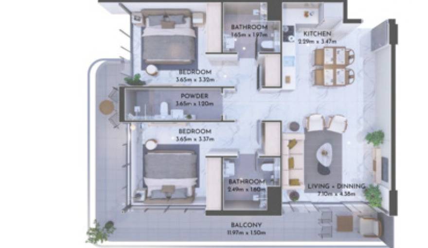 Plans Olivara Residences