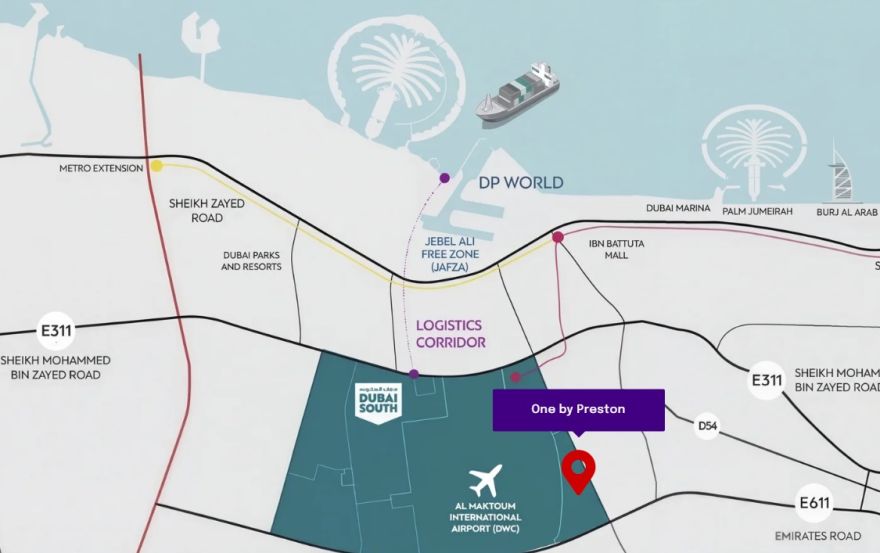 Site plan – One by Preston