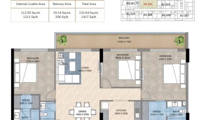 Plans Sunbliss Residences