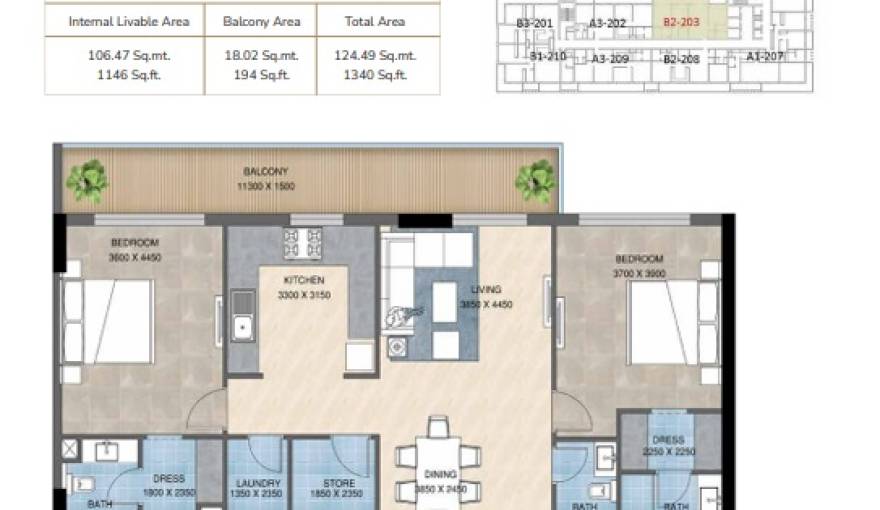 Plans Sunbliss Residences