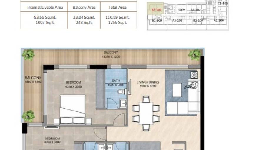 Plans Sunbliss Residences
