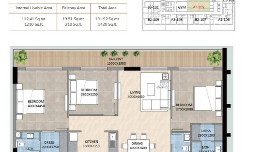 Plans Sunbliss Residences