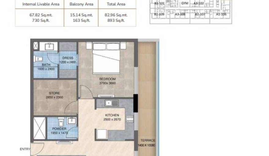 Plans Sunbliss Residences
