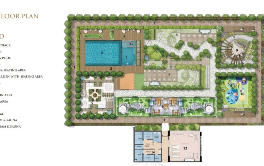 Site plan – Sunbliss Residences