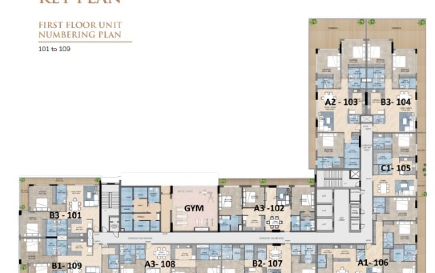 Site plan – Sunbliss Residences