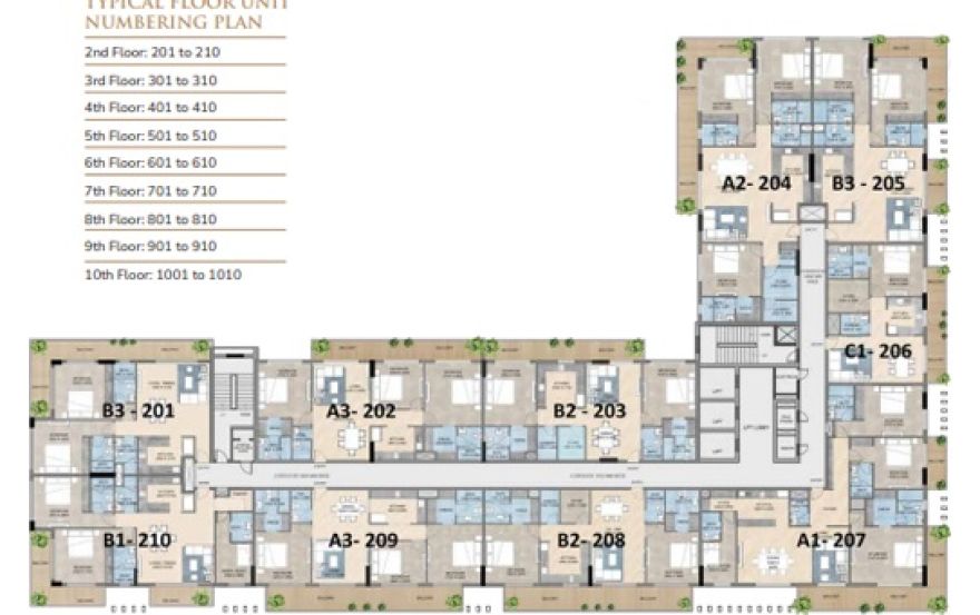 Site plan – Sunbliss Residences