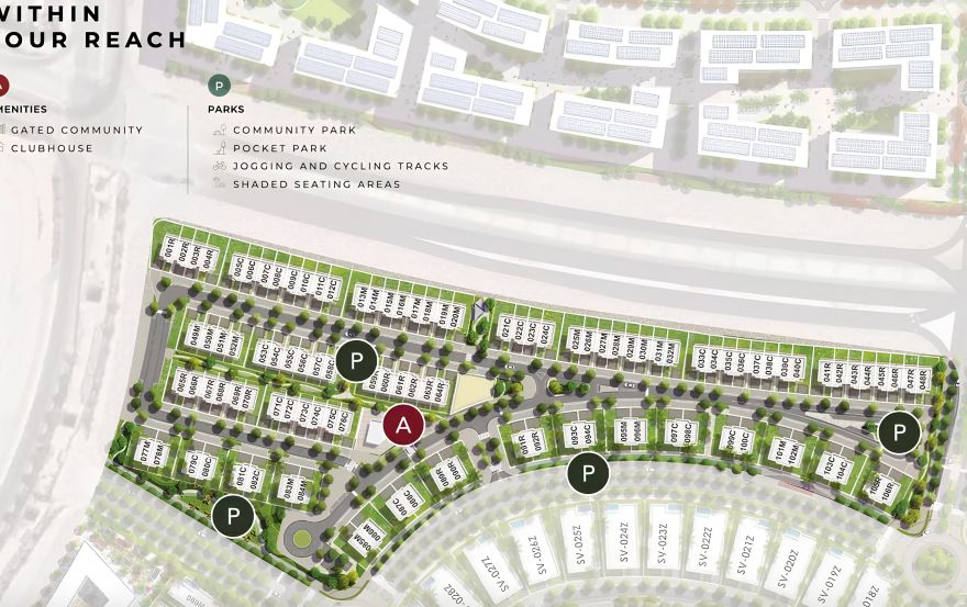 Site plan – Sunset Valley
