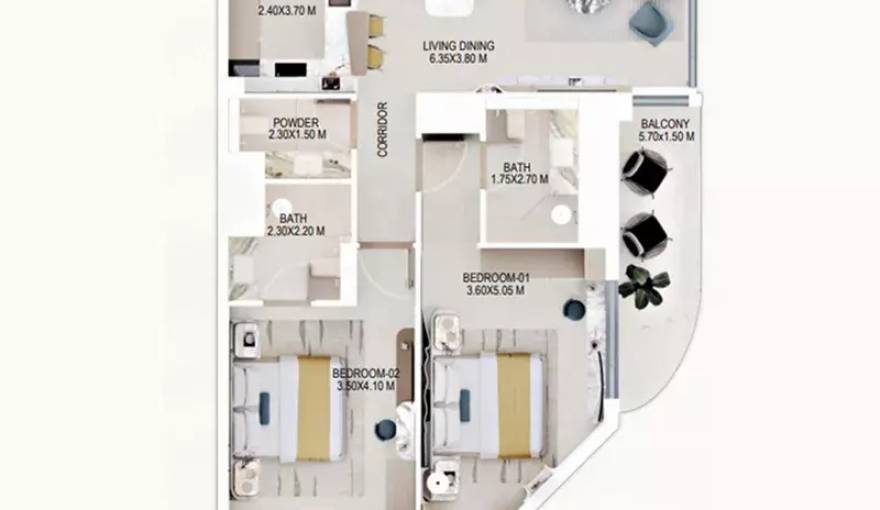 Plans Rabdan Gardens