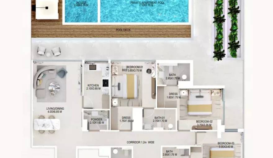 Plans Rabdan Gardens