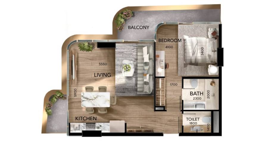 Plans Radiant Atrium Towers