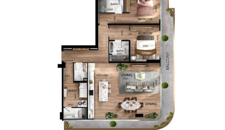 Plans Radiant Atrium Towers