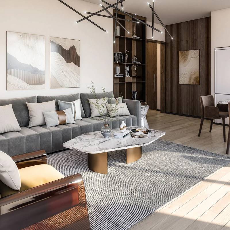 Interior design – Radiant Atrium Towers#1