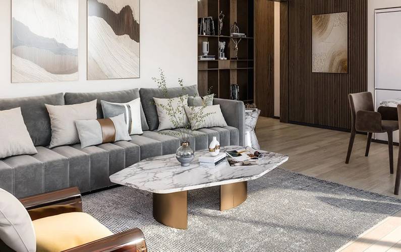 Interior design – Radiant Atrium Towers