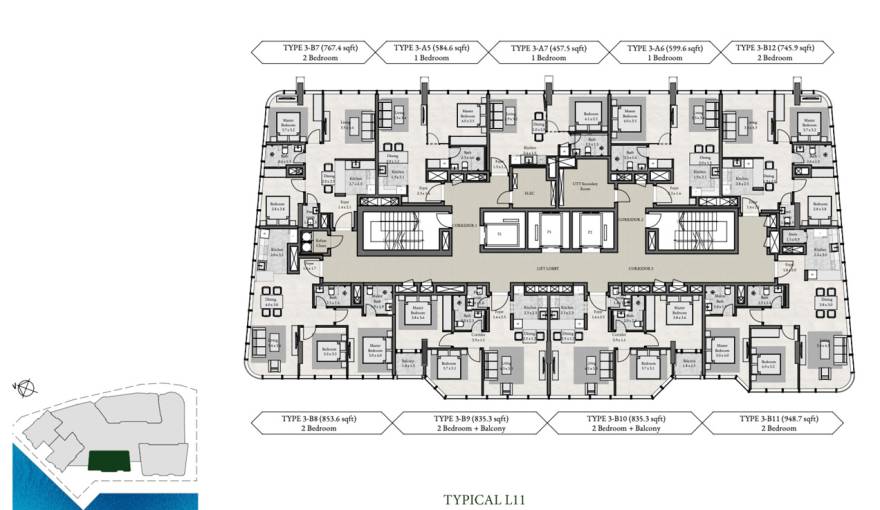 Plans Radiant Bay