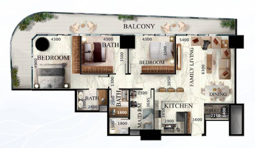 Plans Radiant Elite Towers