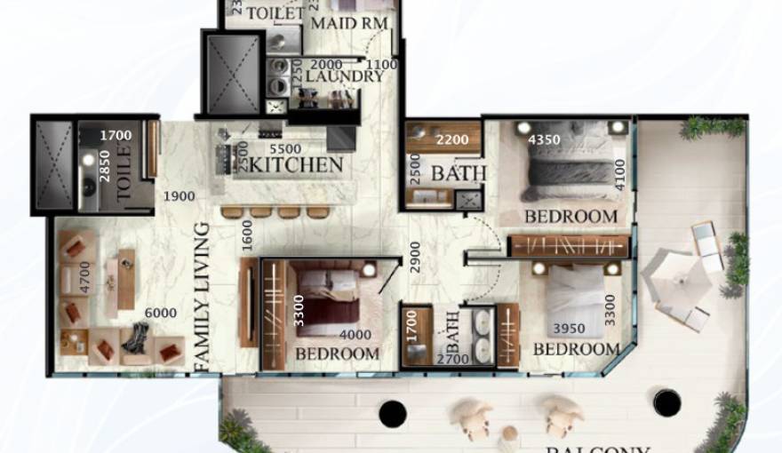 Plans Radiant Elite Towers