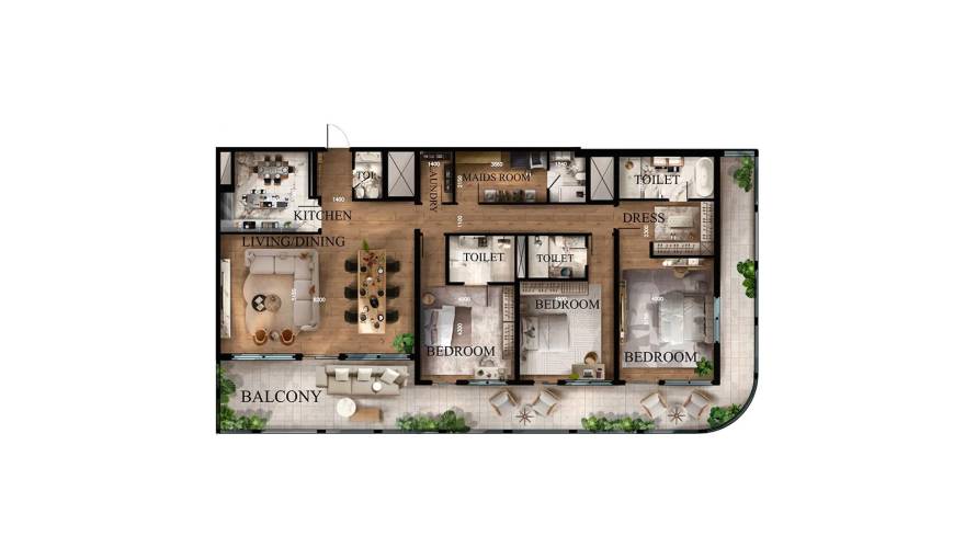 Plans Radiant Garden Towers
