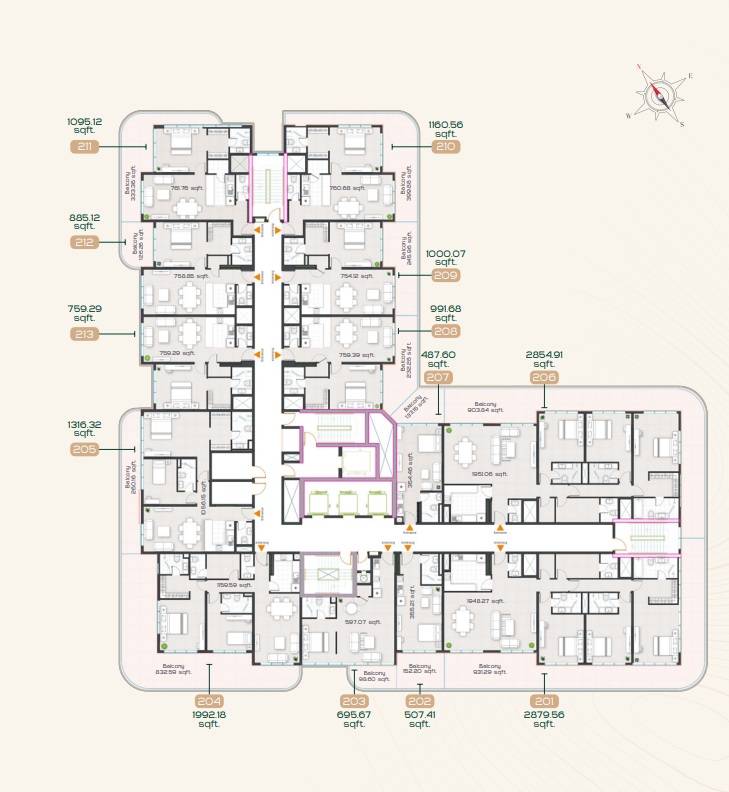 General plan – Radiant Garden Towers#2