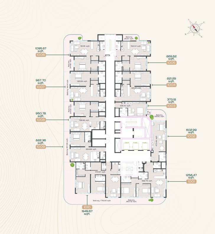 General plan – Radiant Garden Towers#5