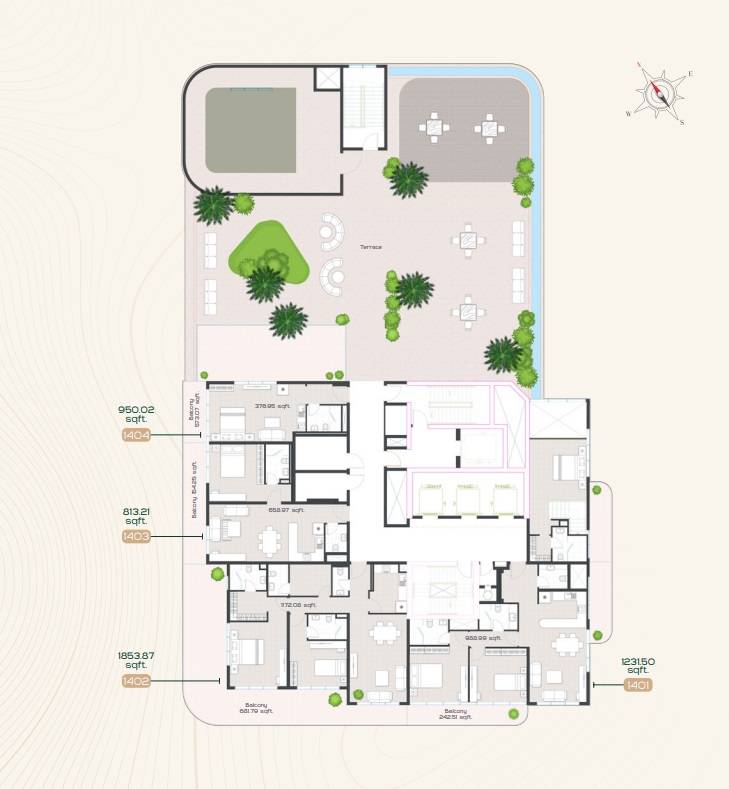 General plan – Radiant Garden Towers#7