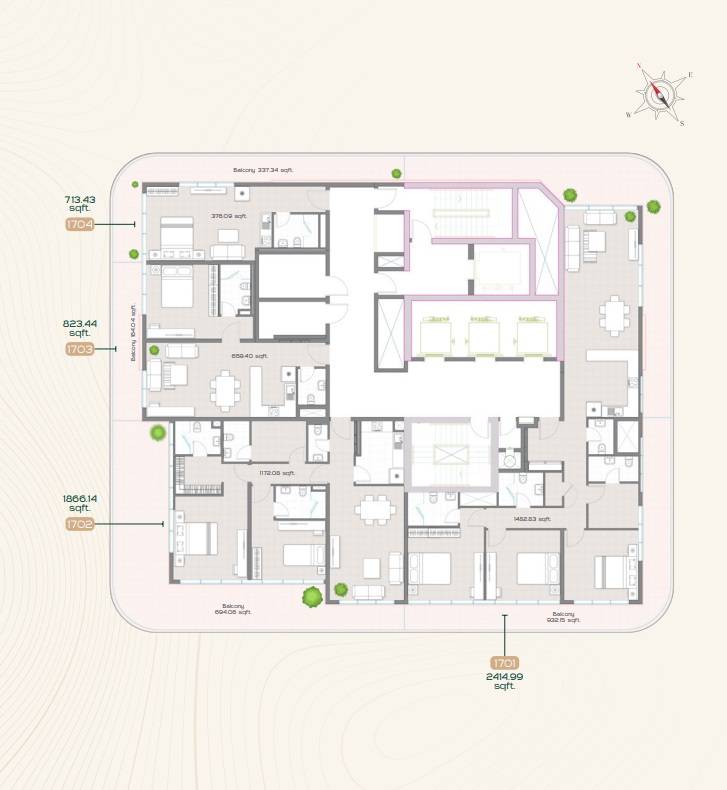 General plan – Radiant Garden Towers#8