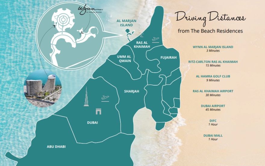 Site plan – The Beach Residences