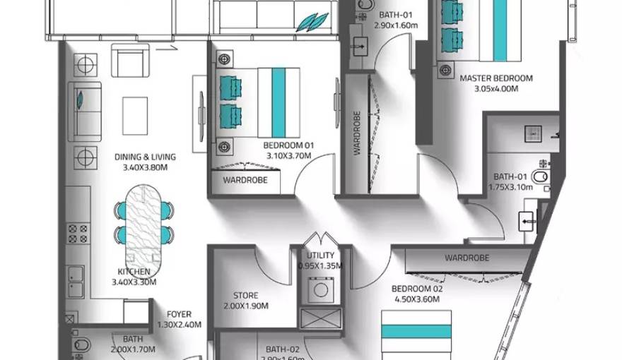 Plans Reef 998