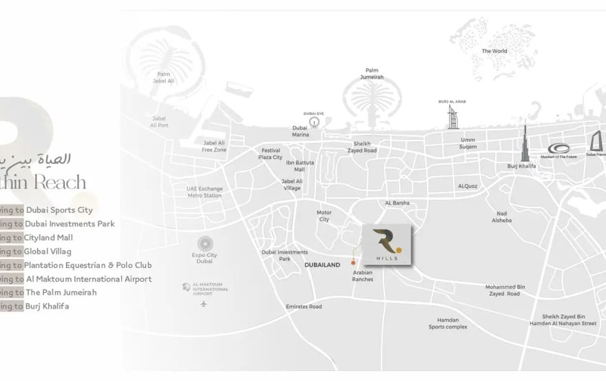 Site plan – Reportage Hills