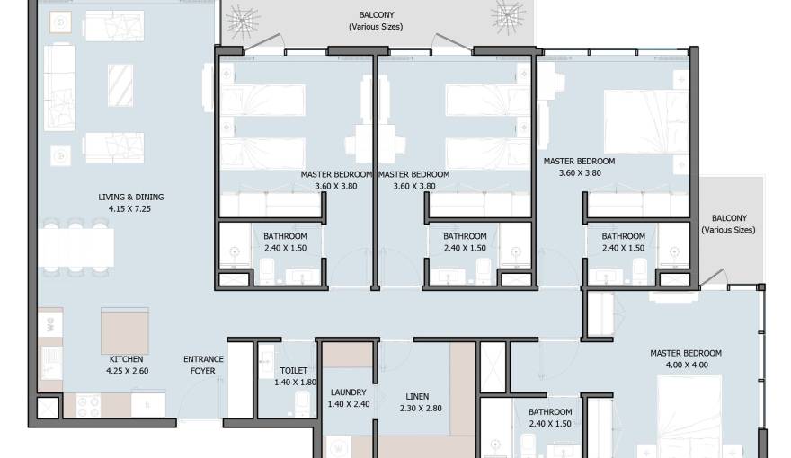 Plans Verdana 6 Residences