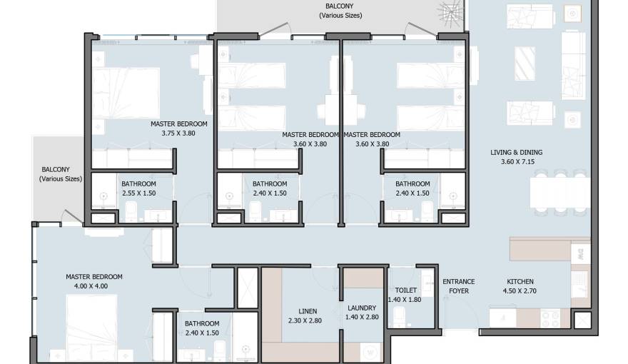 Plans Verdana 6 Residences