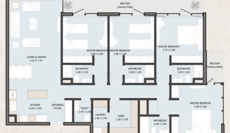 Plans Verdana VII Residences