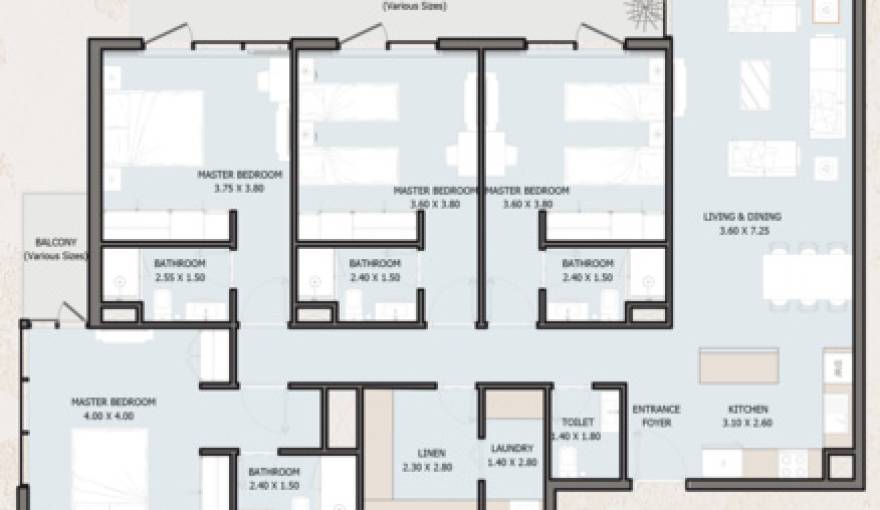 Plans Verdana VII Residences