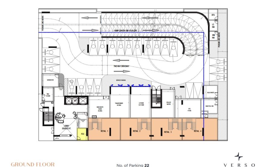 Site plan – Verso