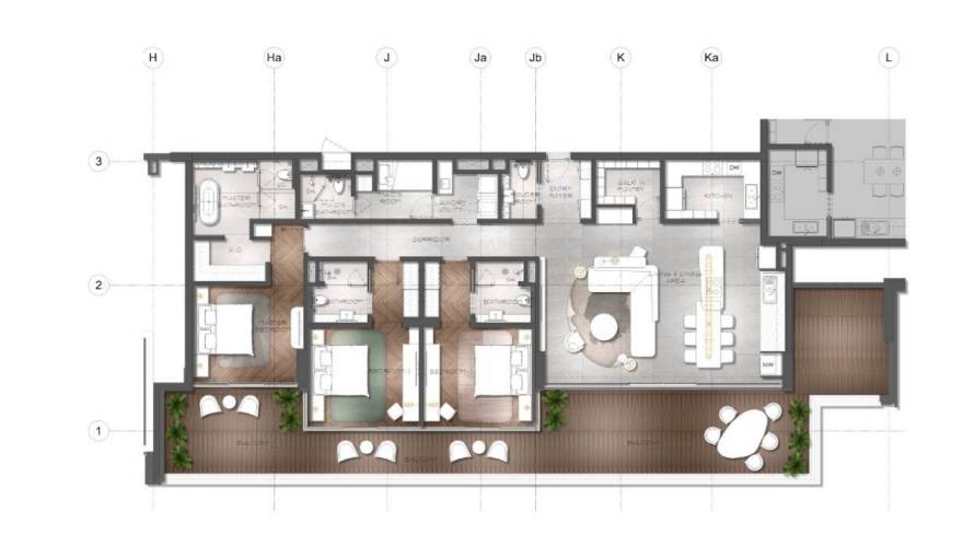 Plans Mas Barsha Residency
