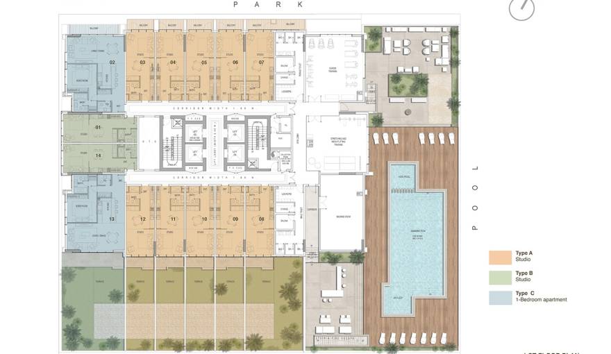 Plans Park View Tower