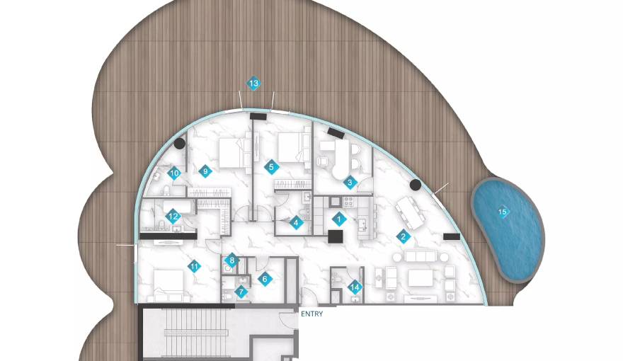 Plans Dusit Rijas Suites