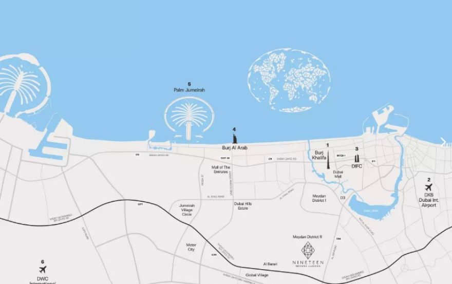 Site plan – Nineteen Riviera Lagoon